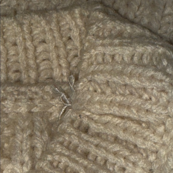 Kilronan Knitwear 100% Pure New Wool Cropped Sleeve Cardigan Sweater SZ Large - Picture 7 of 7